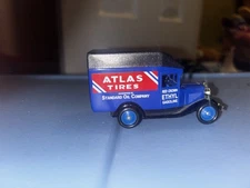 Vintage Lledo Days Gone Atlas Tires Chevron Standard Oil Truck England Rare Old