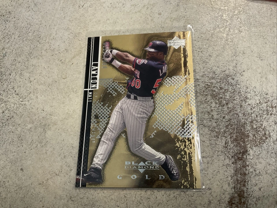 BÉISBOL CUBIERTA SUPERIOR 2000 DIAMANTE NEGRO EDICIÓN NOVATO. SP 259/100 ORO MATE LAWTON Foto 2 de 4