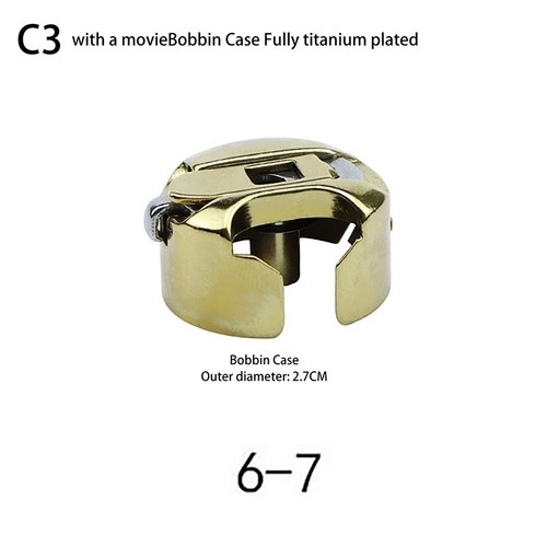 Sewing Machine Titanium Bobbin Case Steel Sheet Sewing Machine Accessor a - Photo 21/21