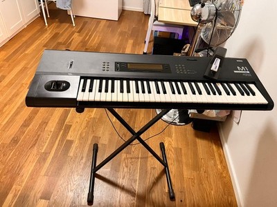 KORG M1 Synthesizer mit Case, Fußpedal, Ständer