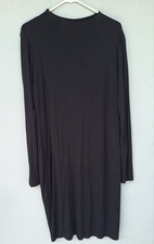 Fashion Nova Long Sleeves Midi Dress Bodycon Lined Black Stretch Crew Neck SZ 2X