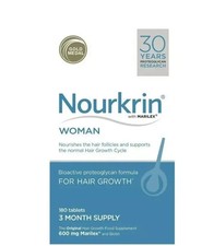 Nourkrin Woman Extra Strong Hair Nutrition 180 Tablets, 3 Months - EXP - 11/2028