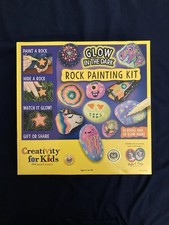 Faber-Castell Creativity for Kids Glow in The Dark Rock Painting Kit  10 Rocks