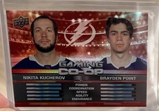 2024-25 Upper Deck Series 1 NIKITA KUCHEROV/ BRAYDEN POINT #CGO-7 Gaming Co-Op