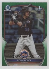 2023 Bowman Draft Chrome Green Refractor 20/99 Colin Houck #BDC-175 0l44