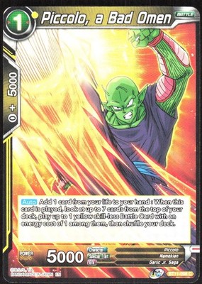 10768K DRAGON BALL SUPER CARD GAME #BT11-098 C PICCOLO, A BAD OMEN