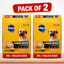 Pedigree Adult Large Breed Dry Dog Food Roasted Chicken Rice Vegetable Flavor