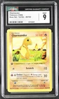 CGC 9 MINT Charmander 1999 Base Set Shadowless 1st Edition 46/102 Pokemon Card