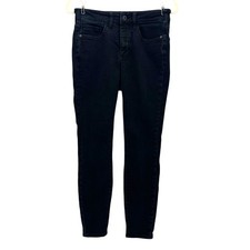 Anthropologie Pilcro And The Letterpress Womens 27 Jeans High Rise Skinny Black