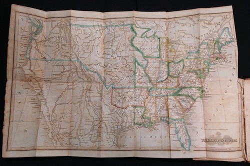 1823 Pocket Gazetter Of The United States with Map Jedidiah Morse Richard Morse - Picture 5 of 24