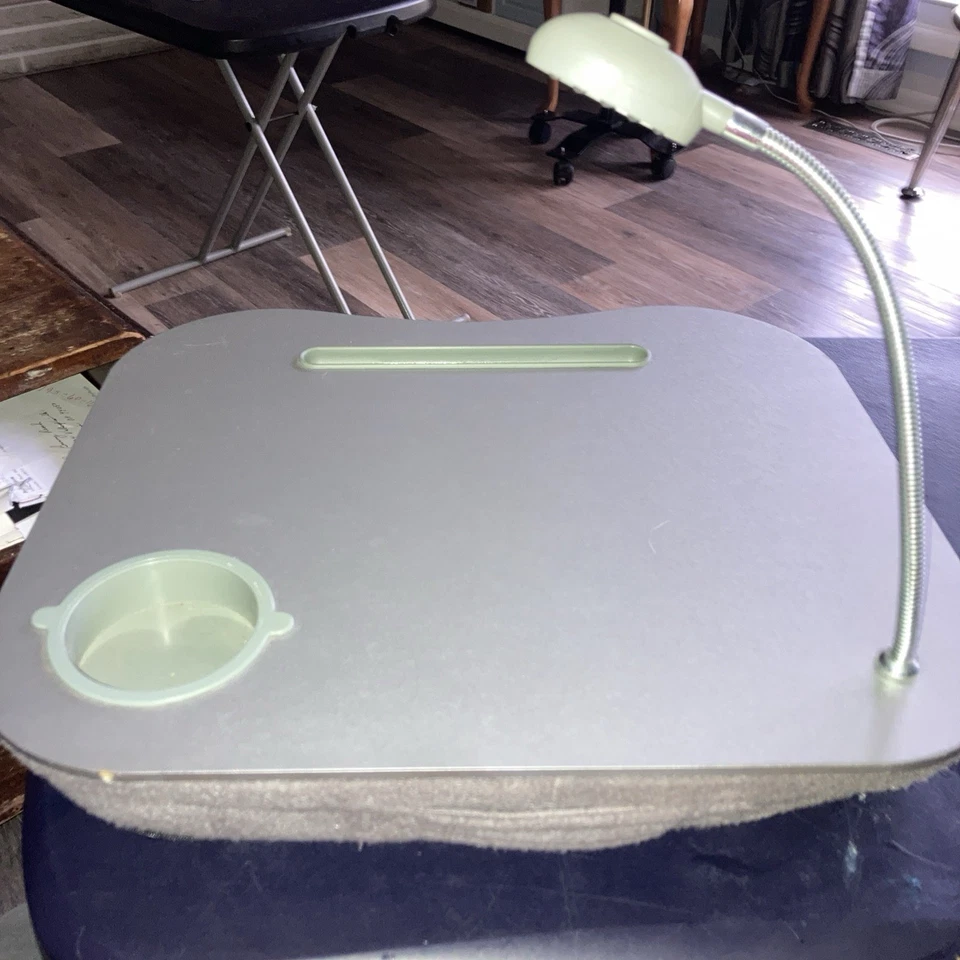 LapGear Lap Desk with Cup Holder and Flexible LED Lamp - Image 2 of 3