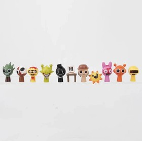 48pcs set Sprunki Model Toy Game Action Figures Toy Birthday Gift