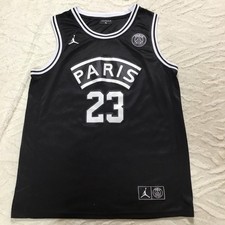 Paris Saint - niemiecka czarna kamizelka Jordan 23 - rozmiar L koszykówka NFL 