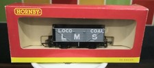 Hornby R6342 7 Plank Open Wagon 70170 in LMS Loco Coal Grey Livery