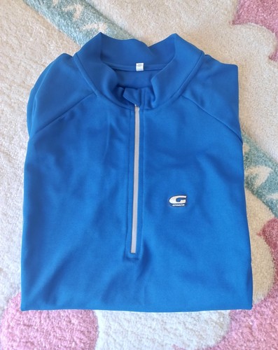 MAGLIA BICI BLU S TRASPIRANTE CORSA SPORT CON RIFRANGENTI GIMER large - Foto 12 di 13