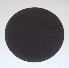 2 1/2" TO 10" ROUND BROWN FELT PADS ADHESIVE BACK FOR LAMP BASES