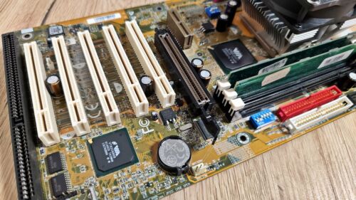 Gigabyte GA-6VTXE REV. 1.0 Sockel 370 Mainboard + PIII 1.0GHz CPU + RAM *SELTEN* - Bild 12 von 14