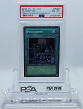 YUGIOH CP08-EN002 PROHIBITION SUPER RARE HOLO FOIL PSA 8 NM-MT #28626336