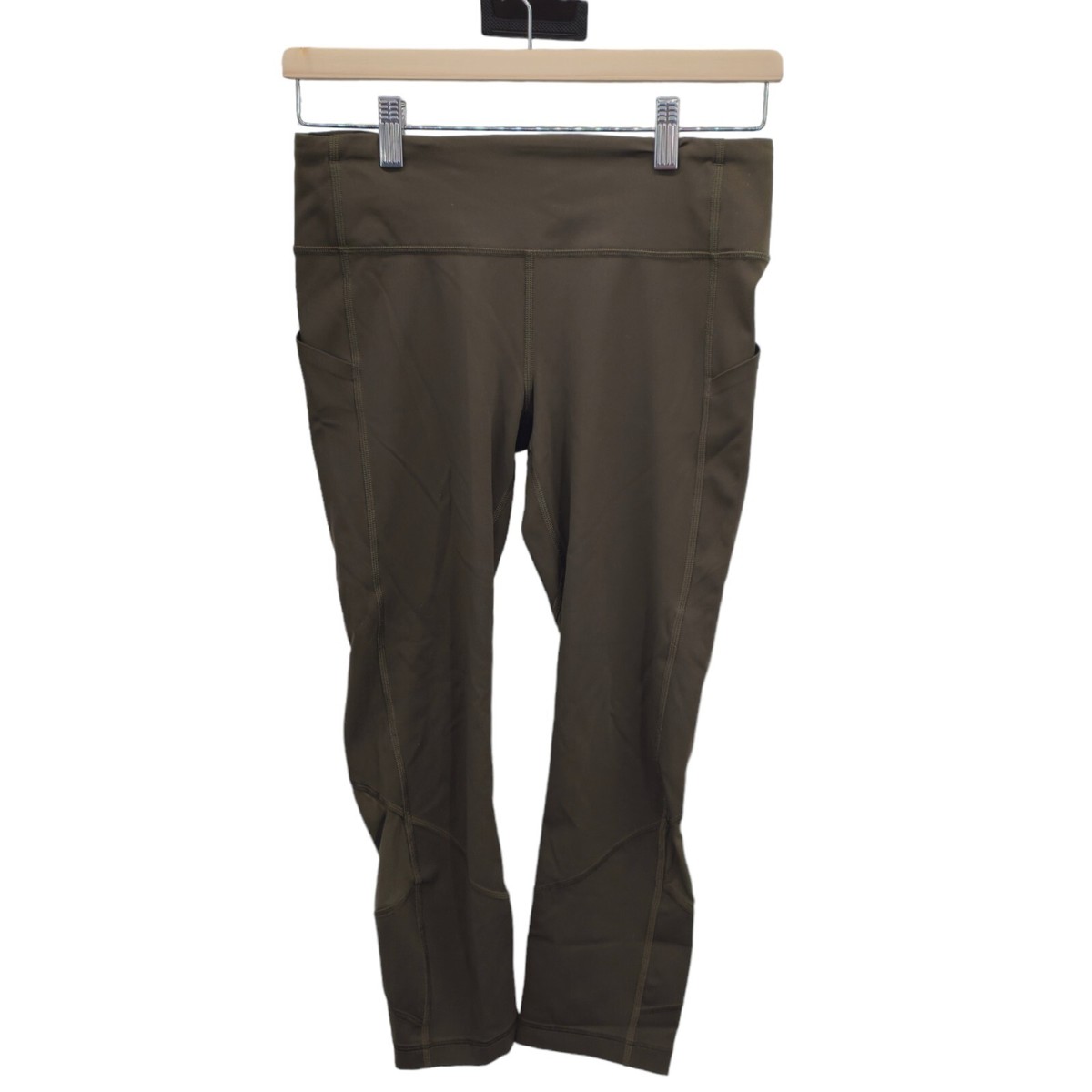 Lululemon Athletica Women's Pace Rival Crop Pull-On Legging Olive 22