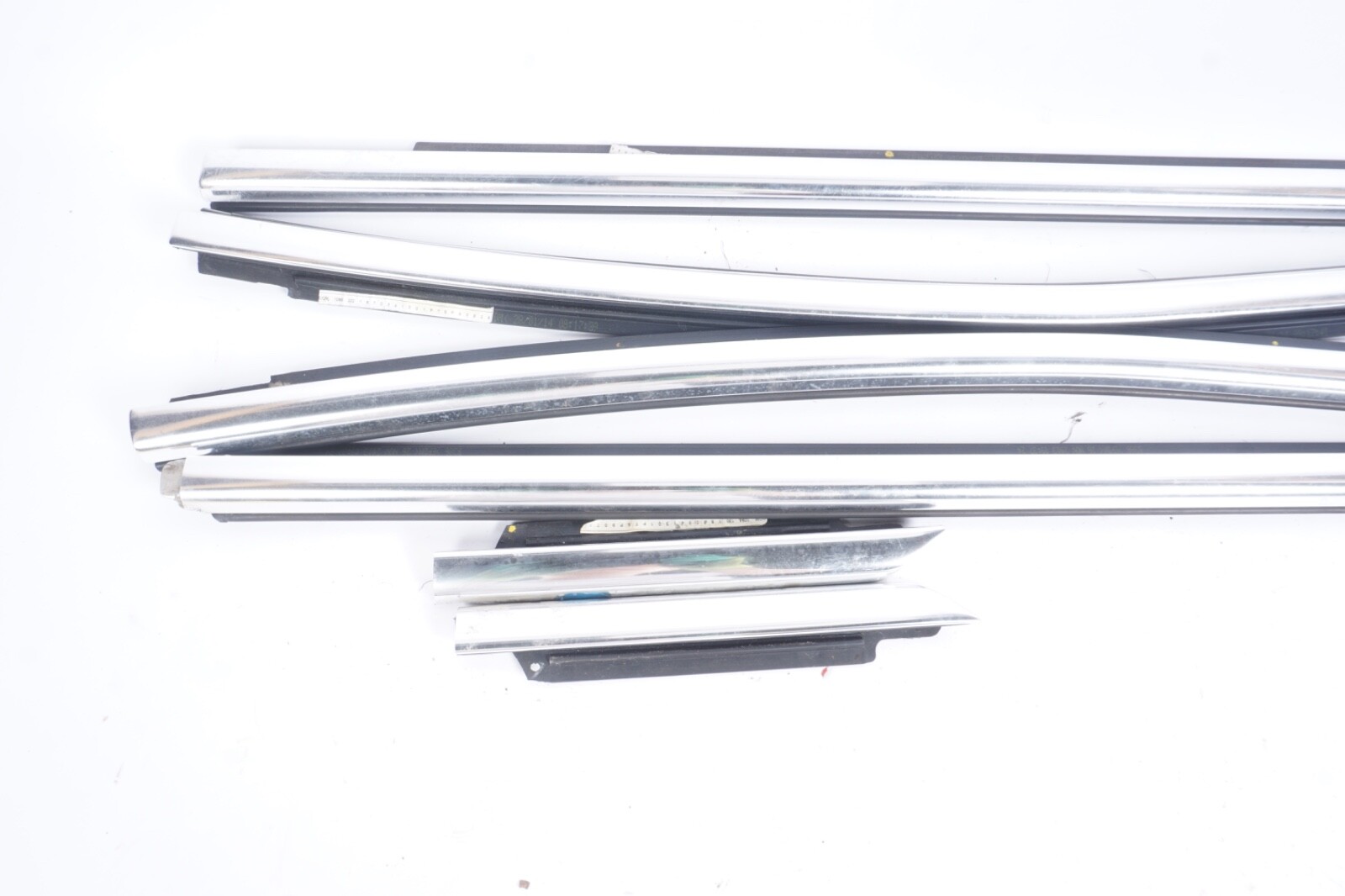 14-19 MASERATI GHIBLI SET OF 6 FRONT REAR RIGHT & LEFT DOOR CHROME MOLDING OEM