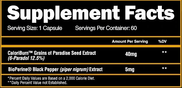 Alpha Lion Gains Candy CALORIBURN Weight & Fat Loss Energy 60 Caps - Imagem 2 de 2