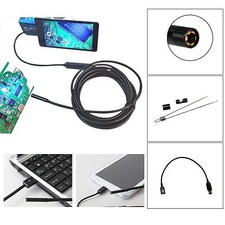 5M Mini Android HD Endoscope Waterproof Tube Camera 6 LED Micro USB Borescope US