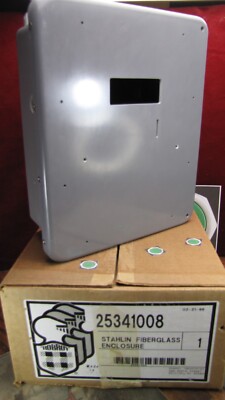 Stahlin J1008HW 10x8x4'' Fiberglass Enclosure, NEMA 4X, Hinged, 25341008   NIB