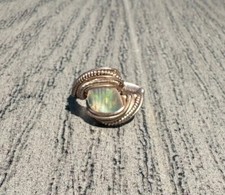 wire wrap moonstone ring size 5.5