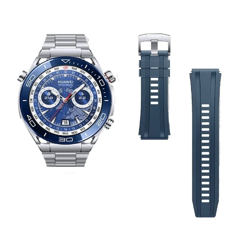 HUAWEI WATCH Ultimate (Voyage Blue) Titanium Strap - HarmonyOS  1.5" | Bluetooth - Image 3 of 4