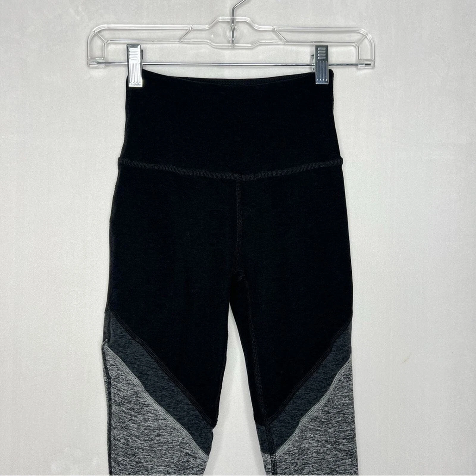beyond-yoga color block tri panel high waisted leggings