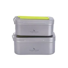 Boundless Voyage Camping Box, Lunch Box with Folding Handle Collapsible Bowls...