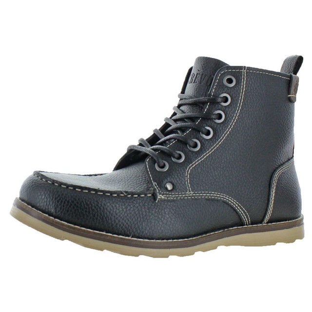 harrison men's casual moc toe boots