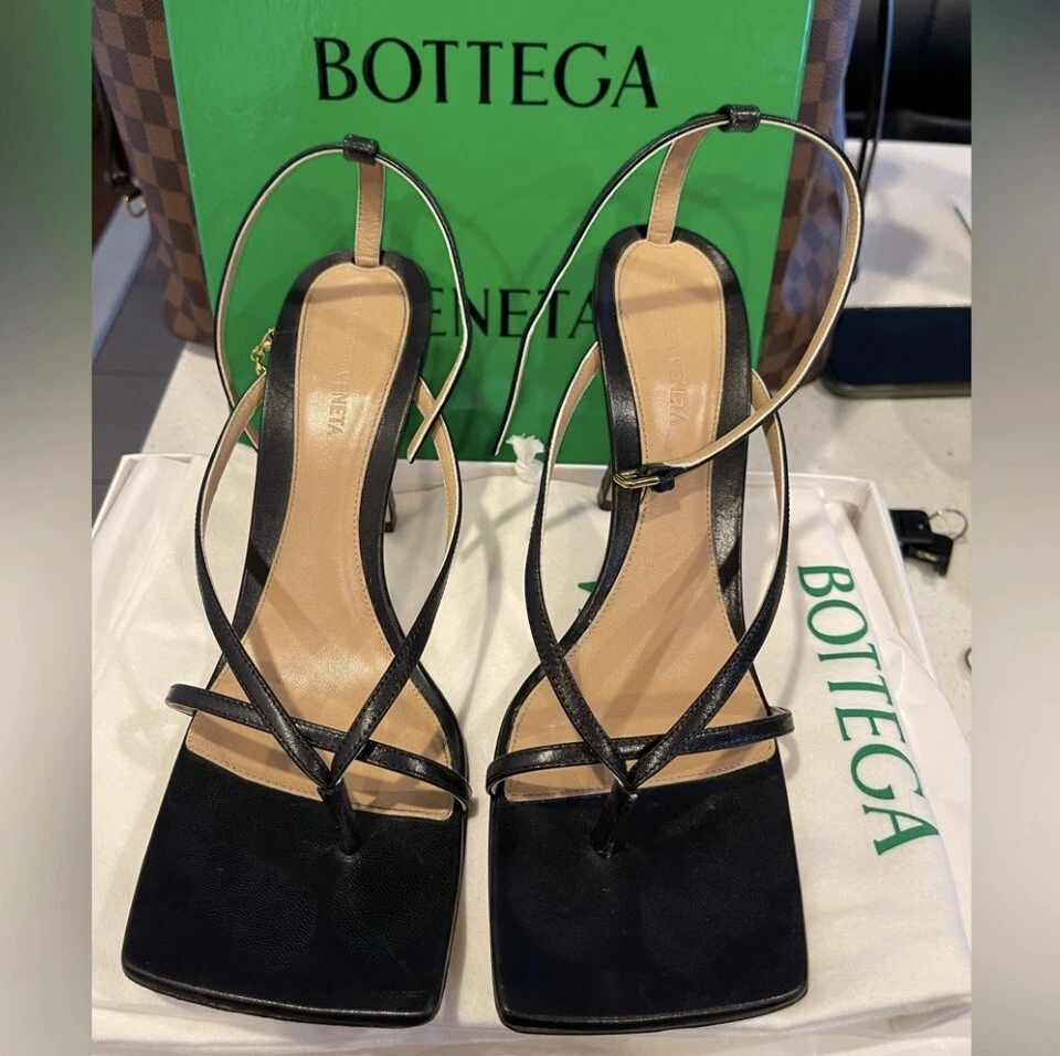 Sandalias de tacón de aguja BOTTEGA VENETA para mujer 10,5 Foto 2 de 4
