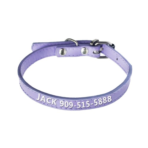 USA PU Personalized Kitten pet Cat Collar Engraved Name ID Tag Adjustable - Picture 9 of 22