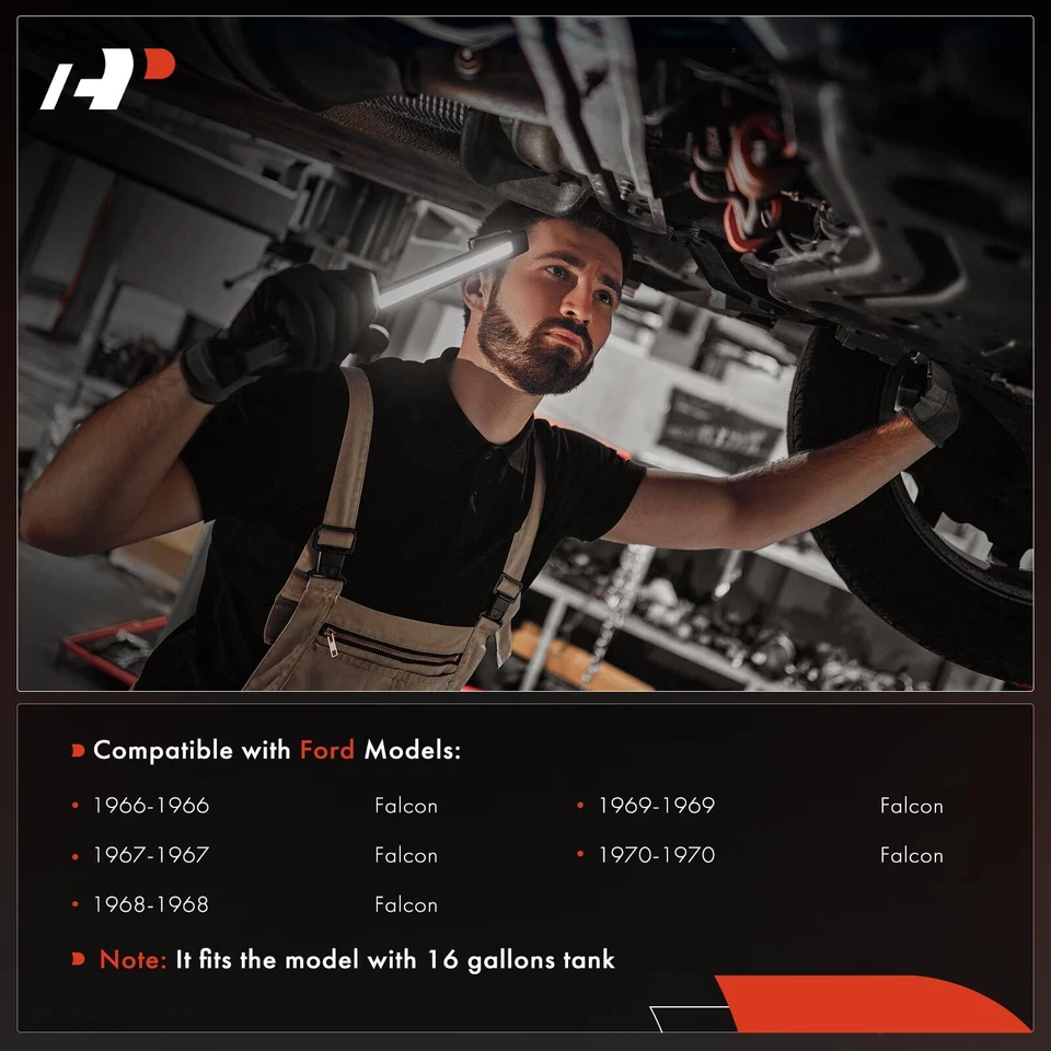 Топливный бак 16 галлонов для кузова седана хэтчбека Ford Falcon 1966-1968 1969 1970 годов выпуска - Изображение 3 из 4