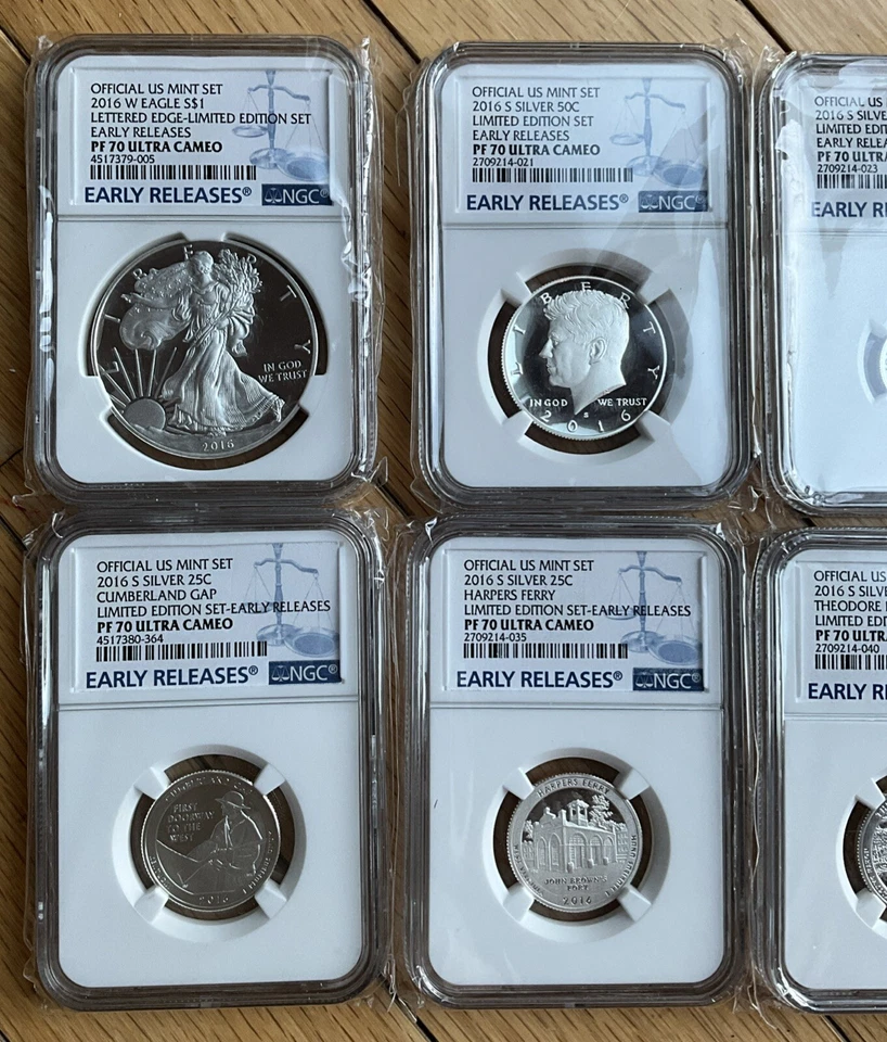 2016 30TH LIMITED EDITION NGC PROOF SET PF 70 EARLY RELEASE BLUE LABEL - Image 2 of 4