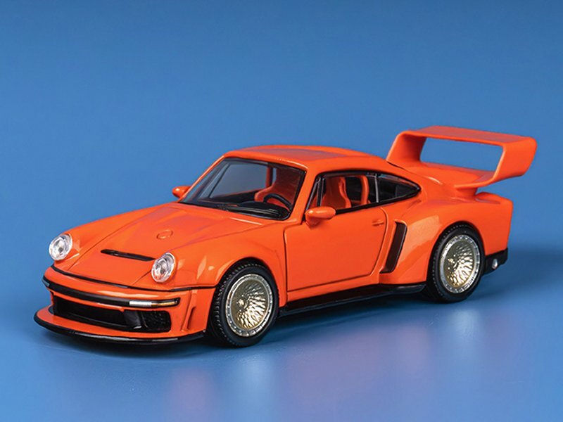 Prosche Signer PORSCHE Singer DLS Turbo - orange - FinClassically 1:64 | eBay