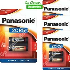 4x Panasonic 245 2CR5 6V Lithium Power Photo Battery CR245 DL245 EL2CR5 2028 Exp