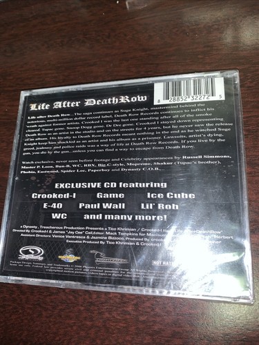 Crooked I - Life After Death Row (2006) CD Neuf SCELLÉ - Rare - Photo 2/2