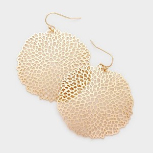 delicate gold drop earrings