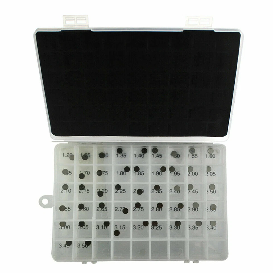 47pcs 7.48mm Valve Shims for Yamaha YZ250F Honda CRF250R Kawasaki KLX300R KX250F - Image 2 of 2