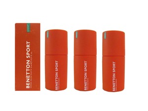 BENETTON-SPORT-3-x-8-ml-Eau-de-Toilette-Miniature-for-Women-NIB-Benetton