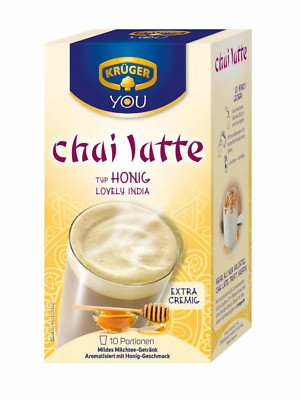 Kruger CHAI LATTE HONEY Flavour - 10 Sachets x 25g / 250g / 8.8oz