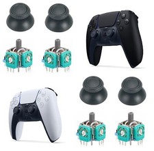 Sony PlayStation 5 PS5 4pcs Analog Potentiometer Joystick Grip Black CFI-ZCT1W
