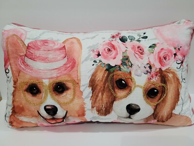 Corgi Valentine Corgi Blanket Home Goods Valentines Day Corgi Pink