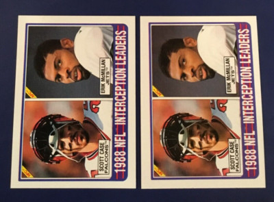 1989 Topps #221 SCOTT CASE & ERIK MCMILLAN Rookie INT Leaders Lot 2 Vintage HOT