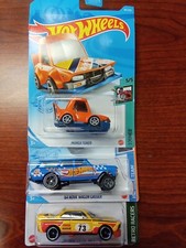 3 X Hot Wheels Manga Tuner 64 Nova Gasser 73 Bmw Race Car