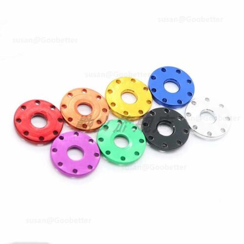 Aluminum Alloy M6 M8 Anodized Bolt Washers Gasket Drilled Spacer for Motorcycle - Picture 2 of 35