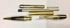Ballpoint Pen Kit Sierra Gold Black Titanium, Pen Kit Pen Blank Woodturning
