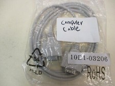 Used 10D1-03206 6 ft DB-9 Male to Same Female Serial Port Extension Cable